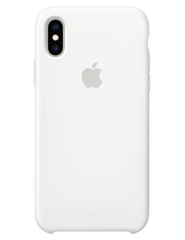 Чехол iPhone XS Max Silicone Case Wtite (Оригинал)