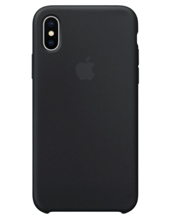 Чехол iPhone X Silicone Case Black (Оригинал)