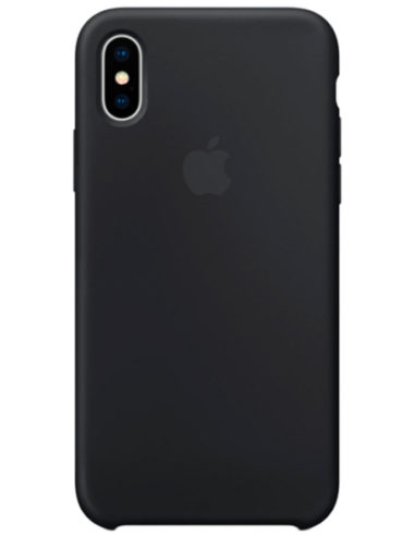 Чехол iPhone XS Silicone Case Black (Оригинал)