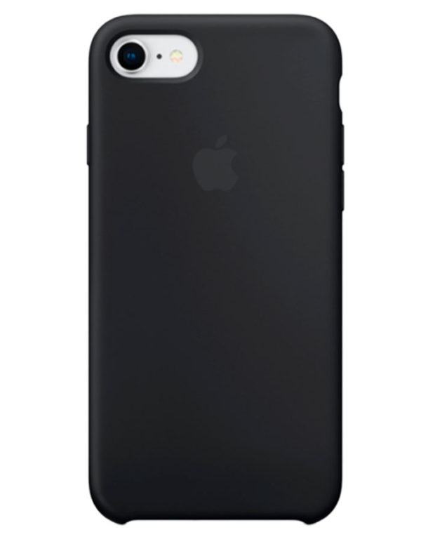 Чехол iPhone 8/7 Silicone Case Black (Оригинал)