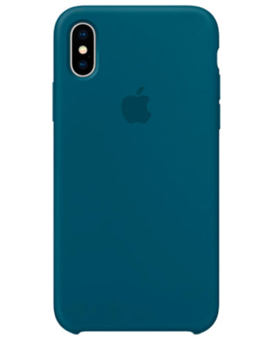 Чехол iPhone X Silicone Case Cosmos Blue (Оригинал)