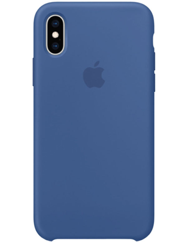 Чехол iPhone XS Silicone Case Delft Blue (Оригинал)