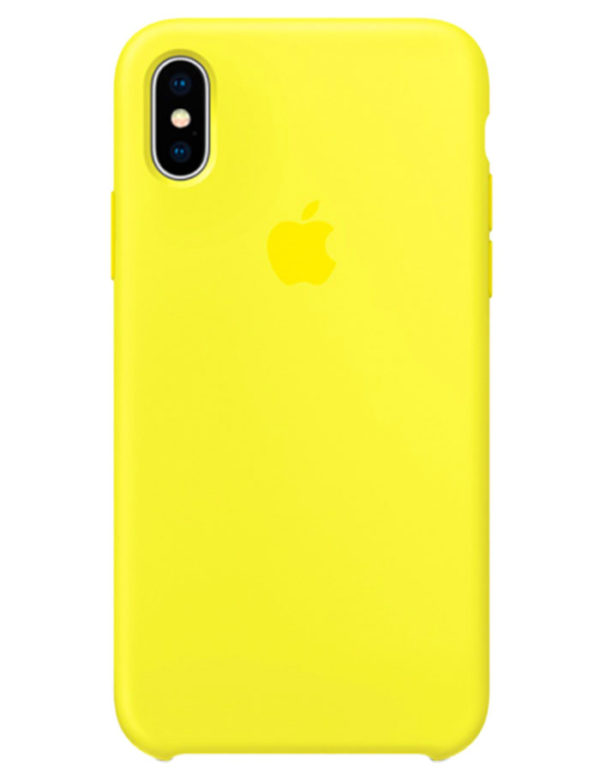 Чехол iPhone X Silicone Case Flash (Оригинал)