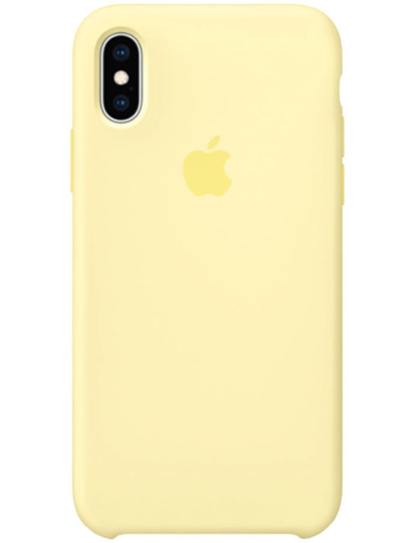 Чехол iPhone XS Max Silicone Case Mellow Yellow (Оригинал)