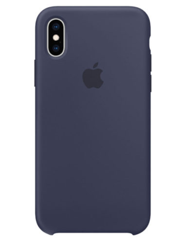 Чехол iPhone XS Silicone Case Midnight Blue (Оригинал)