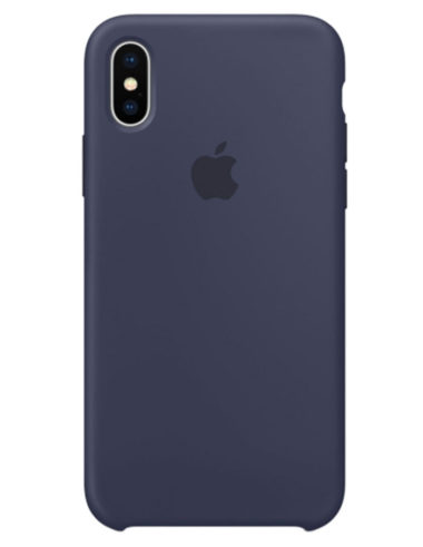 Чехол iPhone X Silicone Case Midnight Blue (Оригинал)