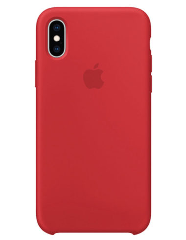 Чехол iPhone XS Silicone Case Red Product (Оригинал)