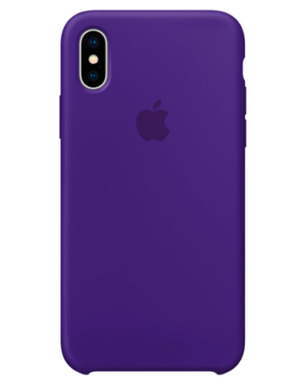 Чехол iPhone X Silicone Case Ultra Violet (Оригинал)