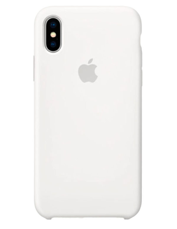 Чехол iPhone X Silicone Case White (Оригинал)